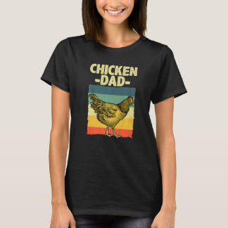 Camiseta Pai de Frango Legal Para Homens Pai Galinha Criado