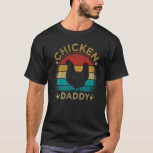 Camiseta Pai de Frango Masculino Vintage Melhor Pai de Fran
