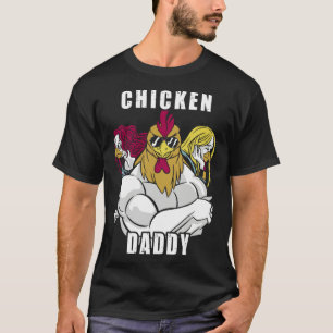 Camiseta Pai de Frango Pai Galinha Agricultor Avicultor