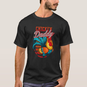 Camiseta Pai de Frango Papai de Frango Fazendeiro Retro Dia