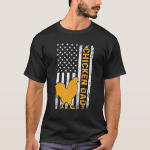 Camiseta Pai de Frango Vintage Retrô EUA Bandeira Americana