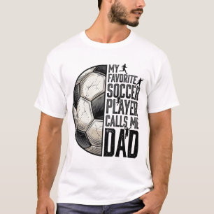 Camiseta Pai de Futebol Americano Desenho Vetorial de Citaç