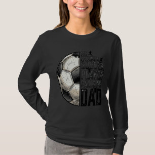 Camiseta Pai de Futebol Americano Desenho Vetorial de Citaç