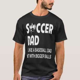Camiseta Pai De Futebol Com Maiores Bolas Jogadores De Fute