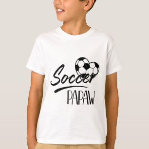 Camiseta Pai de Futebol Coração Família Correspondente Equi