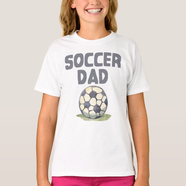 Camiseta Pai de Futebol, Dia dos Pais  (Frente)