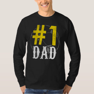 Camiseta Pai De Futebol Do Jogador De Pai Do Mens 1