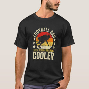 Camiseta Pai De Futebol Do Mens Como Um Pai Regular, Mas Fa