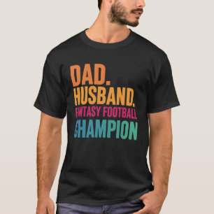 Camiseta Pai de Futebol Engraçado, Marido, Campeão de Futeb