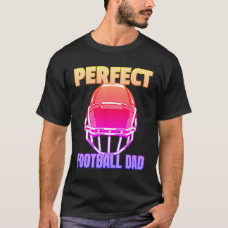 Camiseta Pai de futebol perfeito - O capacete americano de 