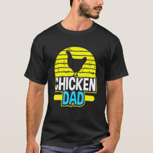 Camiseta Pai de Galinha Fazendeiro  Avicultura Amante de Ga