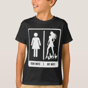 Camiseta Pai de Galinha - Galo Engraçado do Dia dos Pais Mi