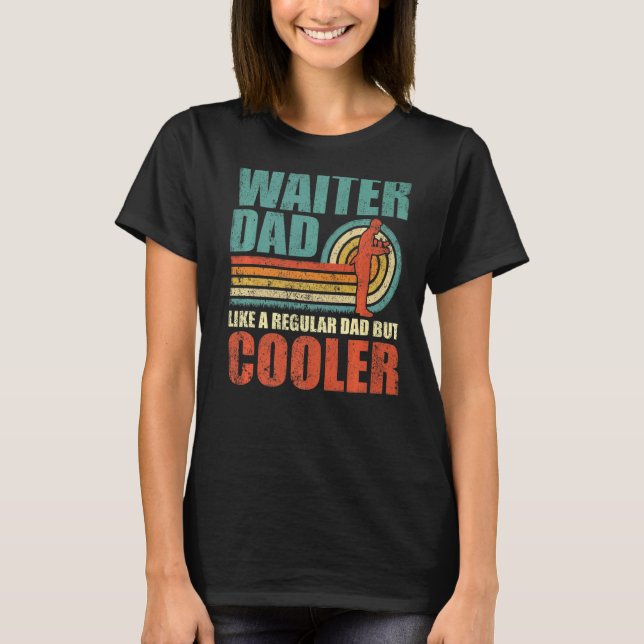 Camiseta Pai De Garçom De Meninas Como Um Pai Regular, Mas  (Frente)