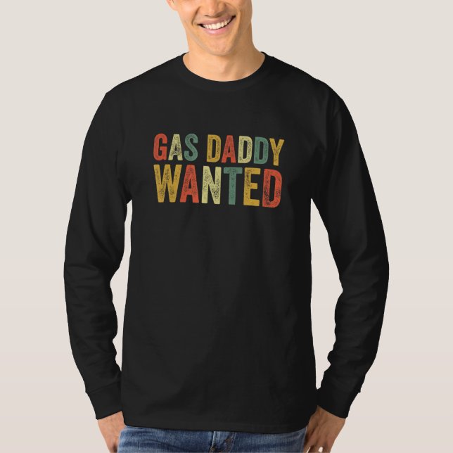 Camiseta Pai de gás queria preços engraçados da gasolina Pi (Frente)
