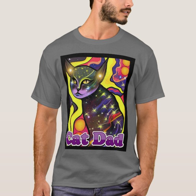 Camiseta Pai de gato- (Frente)