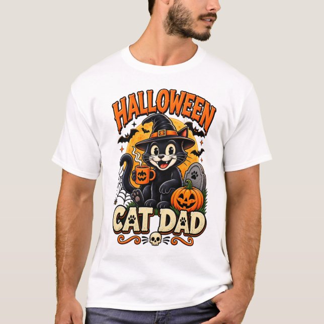 Camiseta pai de gato (Frente)