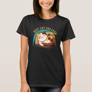 Camiseta Pai de Gato Calico Melhor Pai de Gatinho de Todos