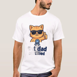 Camiseta Pai de Gato — Certificado