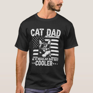 Camiseta Pai de Gato Como Um Pai Normal Mas Mais Legal Pai 