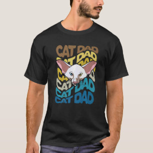 Camiseta Pai De Gato De Curta-Metragem Oriental E Cuja Zona
