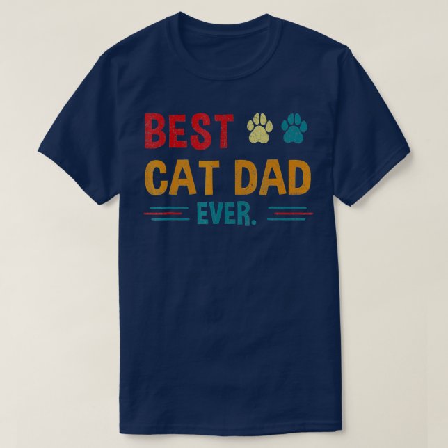 Camiseta Pai De Gato De Pai De Gato De Gato De Gato De Gato (Frente do Design)