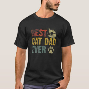 Camiseta Pai De Gato De Vintage Melhor Pai De Gato