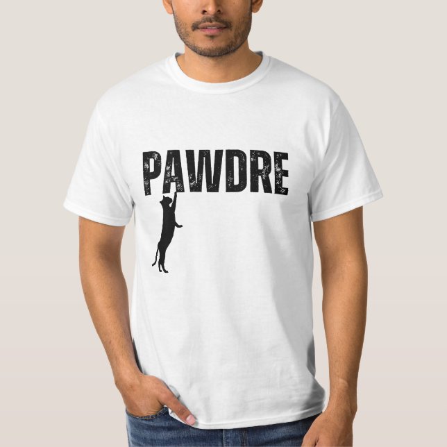 Camiseta Pai de Gato Engraçado Pawdre (Frente)