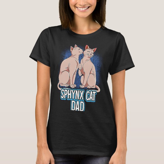 Camiseta Pai de Gato Esphynx (Frente)