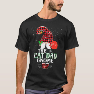 Camiseta Pai de Gato Gnomo Buffalo Xadrez Família Correspon