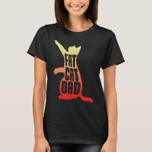 Camiseta Pai de Gato Gordo Dia de os pais Chubby Chonk Dive