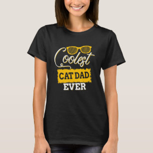 Camiseta Pai De Gato Mais Fresco De Mens.
