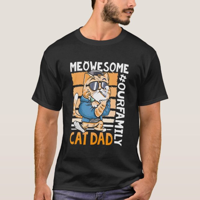 Camiseta Pai de Gato Meia Nossa Família (Frente)