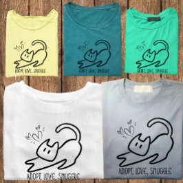 Camiseta Pai de Gato Minimalista