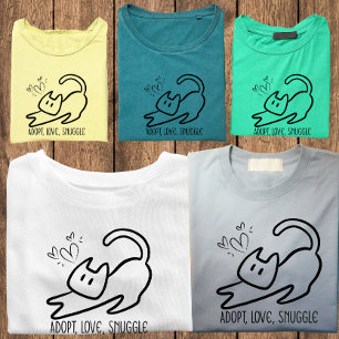 Camiseta Pai de Gato Minimalista