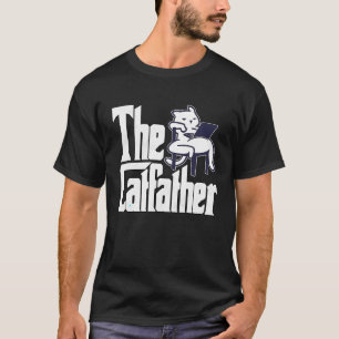 Camiseta Pai De Gato O Cabrão Louco E Preguiçoso Gatinho Pa