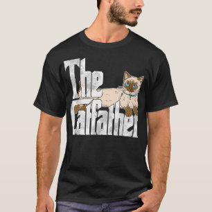 Camiseta Pai De Gato O Gato Louco De Catão Siamês Kit Pai