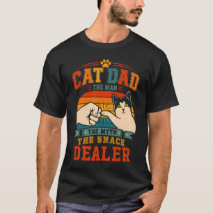 Camiseta Pai de Gato O Homem O Mito O Distribuidor de Lanch