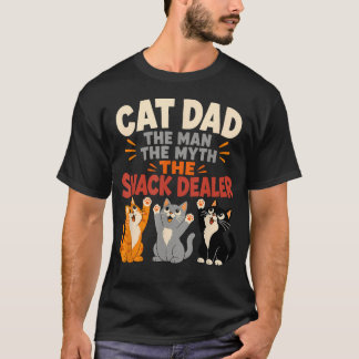 Camiseta Pai de Gato O Homem O Mito O Distribuidor de Lanch