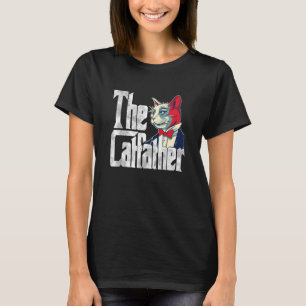 Camiseta Pai de Gato O Padrinho do Gato Pai Gato Louco Pai