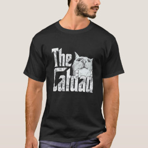 Camiseta Pai de Gato O Padrinho do Gato Pai Gato Louco Pai