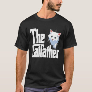 Camiseta Pai De Gato O Pai Gatinho De Gato Louco De Catão