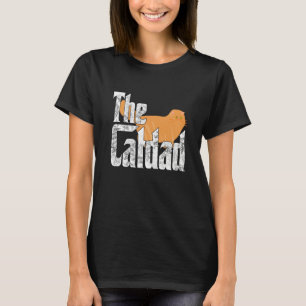 Camiseta Pai De Gato O Pai Gatinho De Gato Louco De Catão