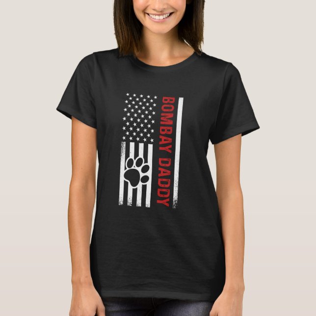 Camiseta Pai de Gato Pai Bombaim (Frente)