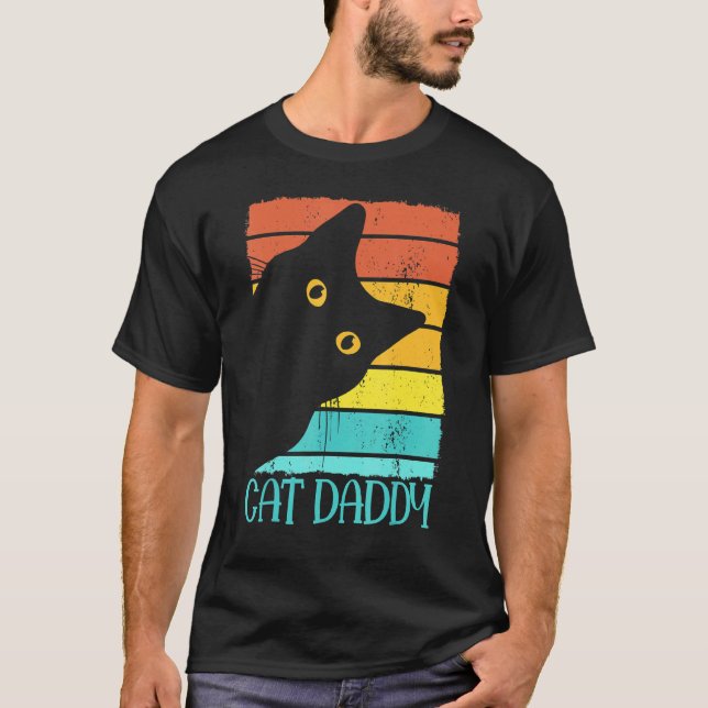 Camiseta Pai de Gato  Papai Gato (Frente)