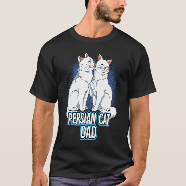 Camiseta Pai de Gato Persa (Frente)