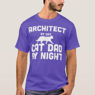 Camiseta Pai De Gato Por Dia Por Noite
