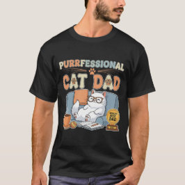 Camiseta Pai de Gato Puressional - Dia do Pai Engraçado