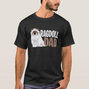 Camiseta Pai de Gato Ragdoll Dono de Gato