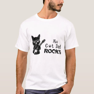 Camiseta Pai de Gato Rockeiro