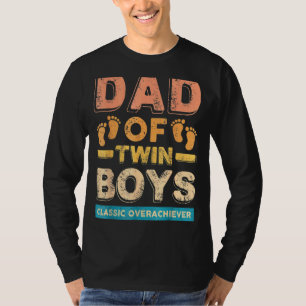 Camiseta Pai de gêmeos Clássicos do Superaquedista do Pai